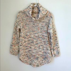 Jessica Simpson Chunky Confetti Cowl Neck Sweater